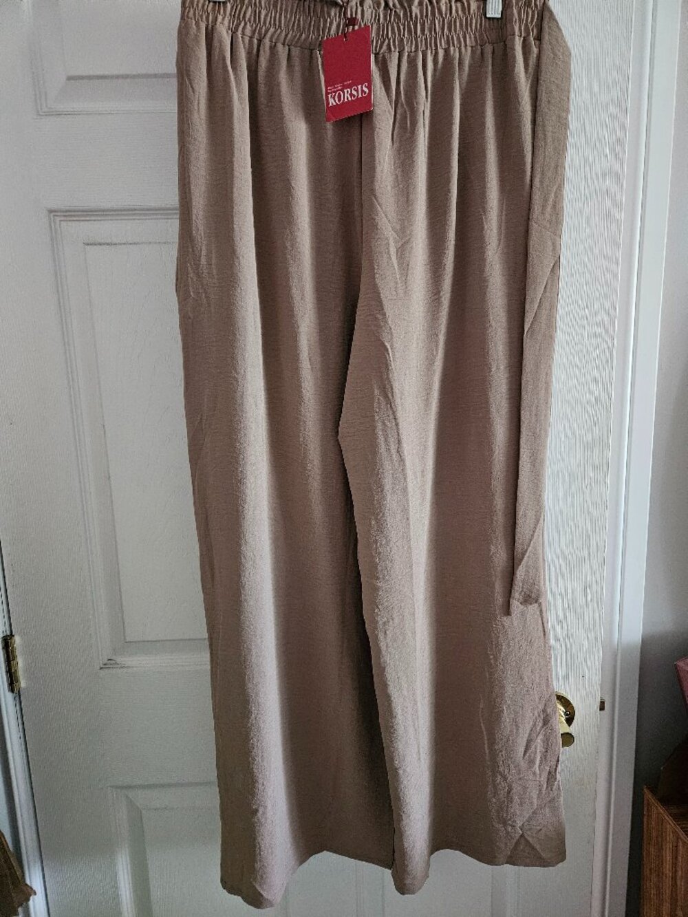 Caramel Silky Pants